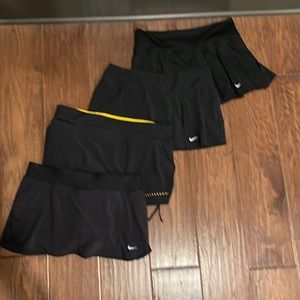 Bundle Nike black tennis skirts